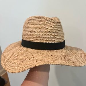 J.Crew Packable Panama Beach Hat M/L